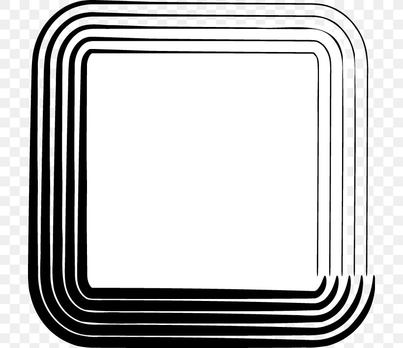 Picture Frame Black And White Pattern, PNG, 706x710px, Picture Frame, Area, Black, Black And White, Monochrome Download Free
