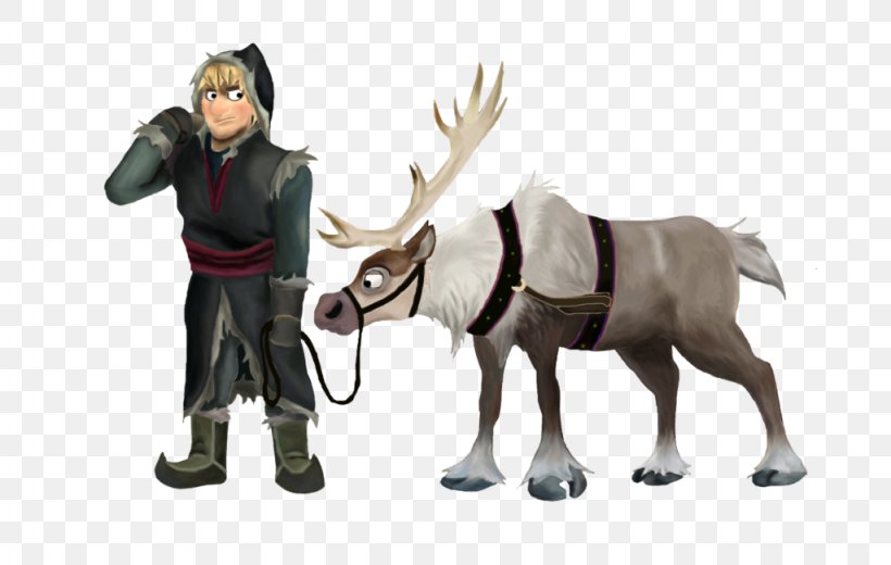 Reindeer Cattle Horse Ox Pack Animal, PNG, 1024x650px, Reindeer, Animal Figure, Animated Cartoon, Cattle, Cattle Like Mammal Download Free