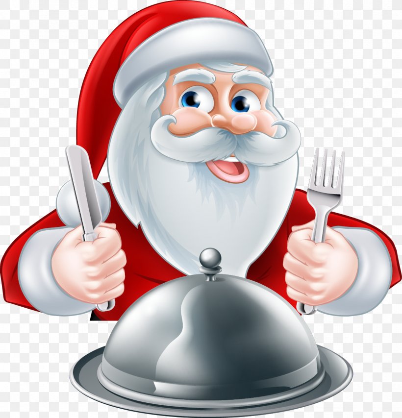 Santa Claus Christmas Pudding Christmas Dinner, PNG, 1190x1238px, Santa Claus, Cartoon, Chef, Christmas, Christmas Dinner Download Free