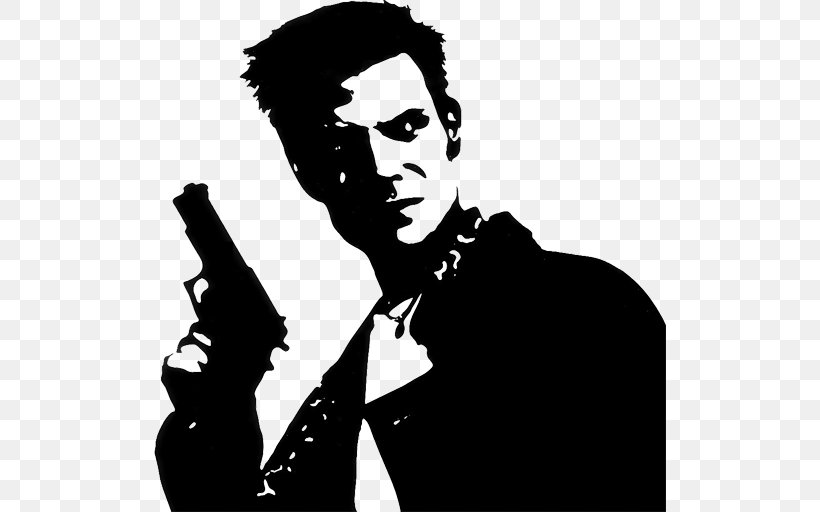 Max Payne 3 Max Payne 2: The Fall Of Max Payne Grand Theft Auto V Grand Theft Auto: The Trilogy, PNG, 512x512px, Max Payne, Action Game, Art, Black And White, Fictional Character Download Free