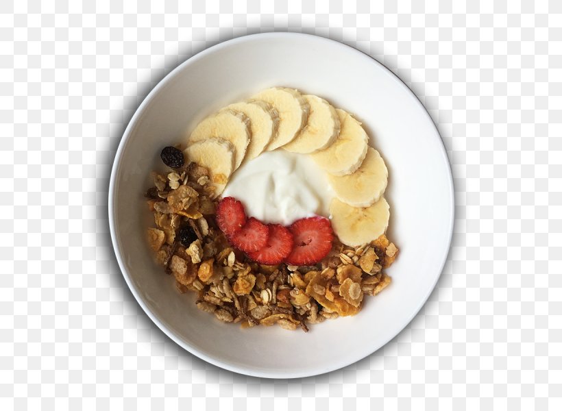 Muesli Breakfast Cereal Parfait Smoothie, PNG, 600x600px, Muesli, Banana, Bowl, Breakfast, Breakfast Cereal Download Free