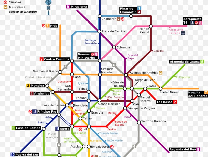 Rapid Transit Madrid Metro Adolfo Suárez Madrid–Barajas Airport Transit Map, PNG, 890x675px, Rapid Transit, Area, Bus, City Map, Diagram Download Free