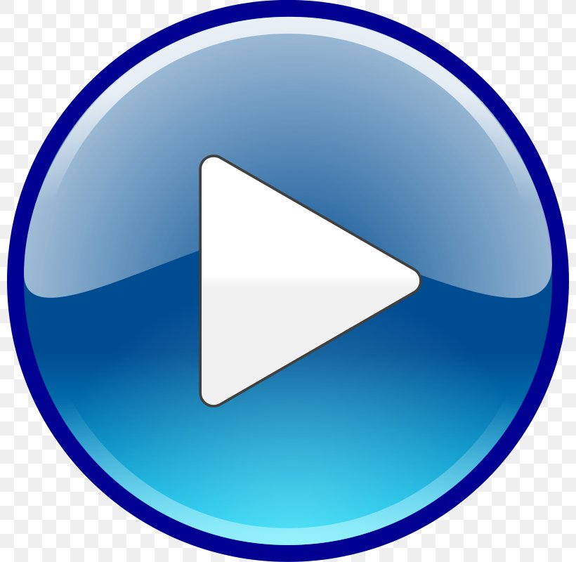 YouTube Play Button Clip Art, PNG, 800x800px, Youtube Play Button, Blue, Button, Free Content, Media Player Download Free