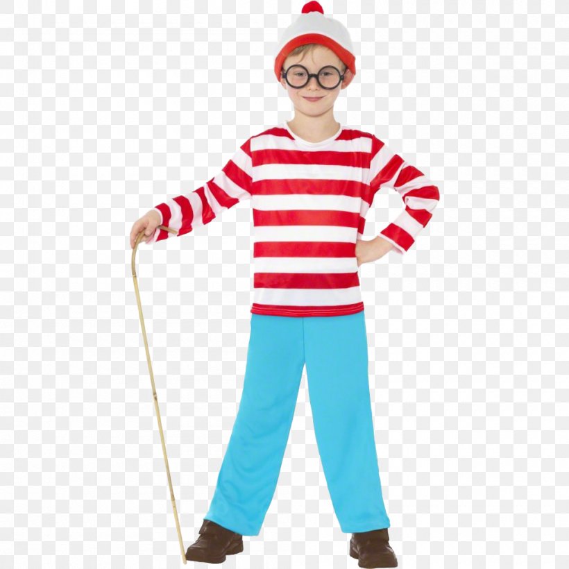 Costume Party Girls Where's Wally? Wenda Child Costume Smiffys, PNG, 1000x1000px, Costume, Boy, Child, Christmas, Clothing Download Free