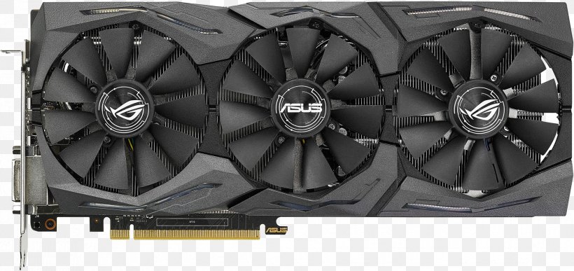 Graphics Cards & Video Adapters 英伟达精视GTX 1080 NVIDIA GeForce GTX 1070 PCI Express, PNG, 1832x866px, Graphics Cards Video Adapters, Asus, Auto Part, Car Subwoofer, Computer Component Download Free