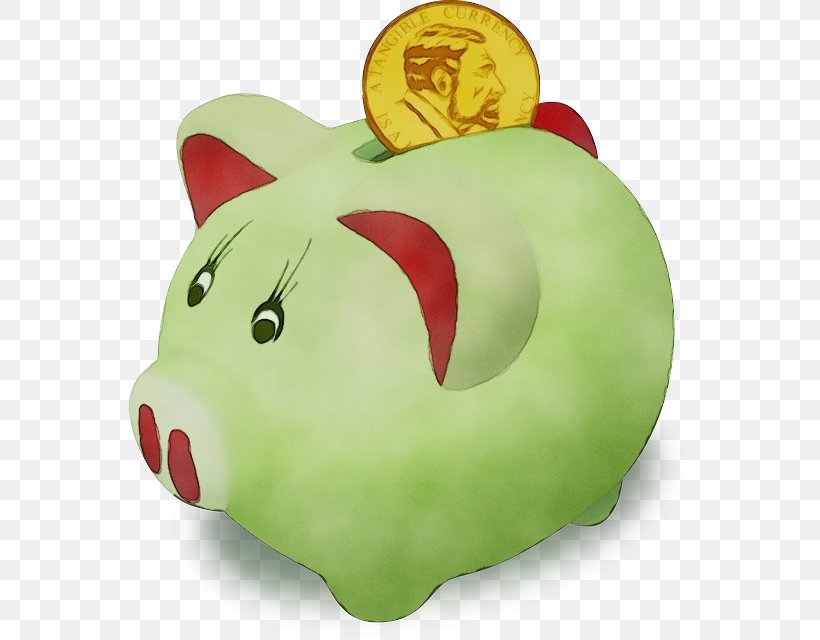 Piggy Bank, PNG, 562x640px, Watercolor, Money Handling, Paint, Piggy Bank, Saving Download Free