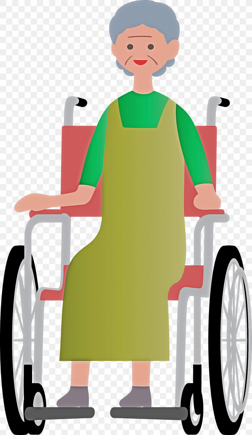 Grandma Wheelchair, PNG, 1736x3000px, Grandma, Cartoon, Chair, Human, Kumamoto Download Free
