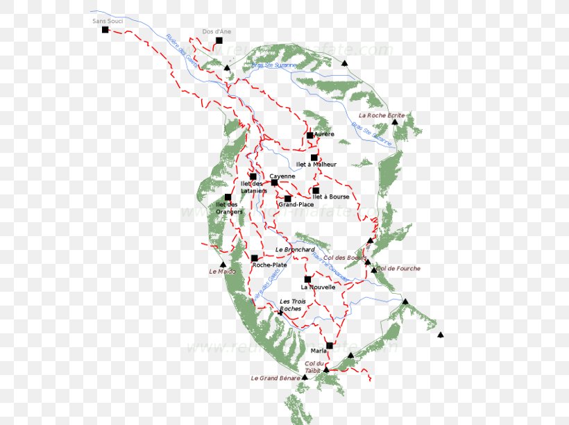 Mafate Map La Nouvelle Col Des Bœufs Salazie, PNG, 560x612px, Map, Area, Border, Hiking, Land Lot Download Free