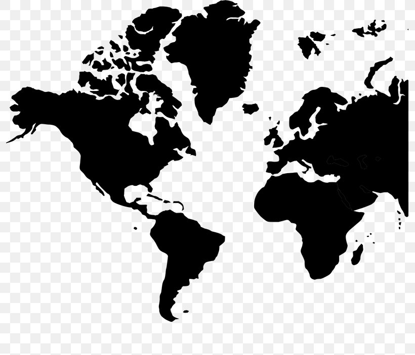 World Map, PNG, 795x703px, World, Black, Black And White, Color, Continent Download Free