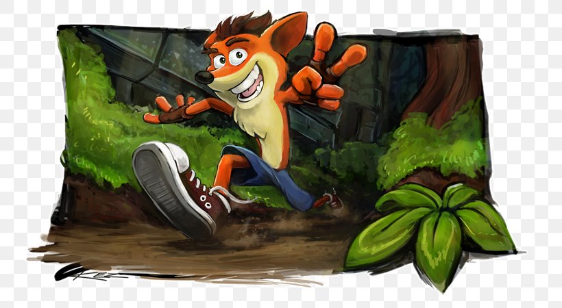 Crash Bandicoot N. Sane Trilogy Fan Art Crash Bandicoot: Warped, PNG, 755x450px, Crash Bandicoot, Aku Aku, Art, Computer Software, Concept Art Download Free