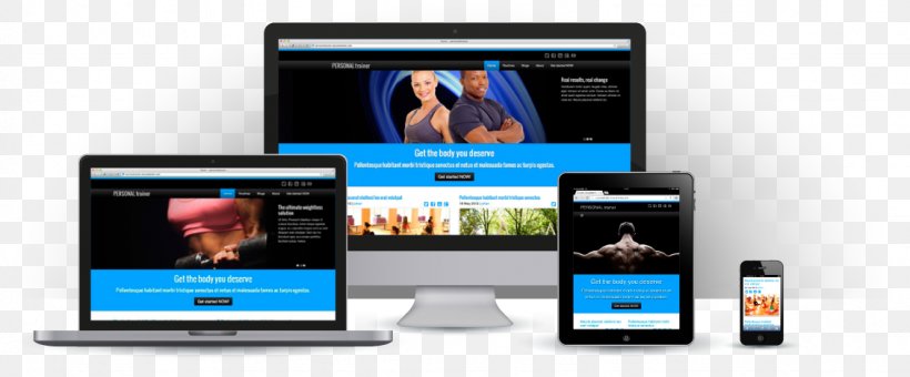Personal Trainer Responsive Web Design WordPress Training Template, PNG, 1128x469px, Personal Trainer, Blog, Brand, Coach, Communication Download Free