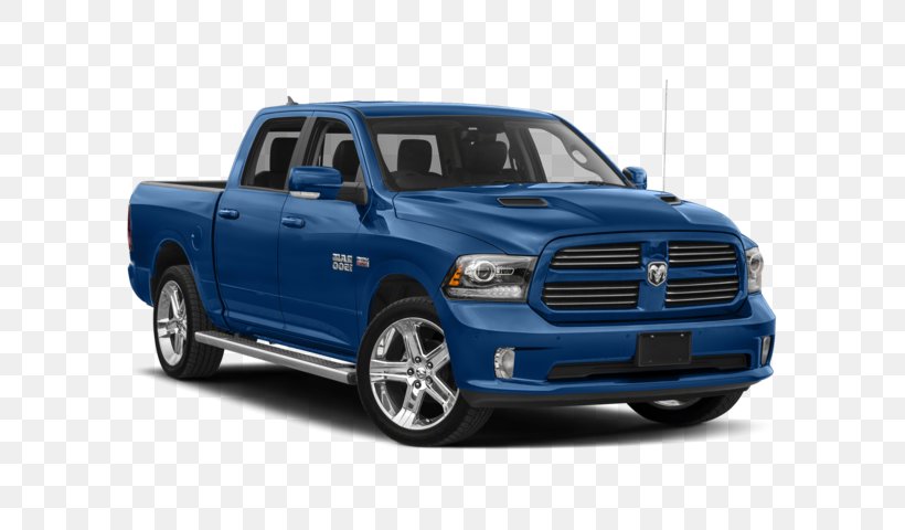 Ram Trucks Chrysler Dodge 2018 RAM 1500 Sport Jeep, PNG, 640x480px, 2018 Ram 1500, Ram Trucks, Automotive Design, Automotive Exterior, Automotive Tire Download Free