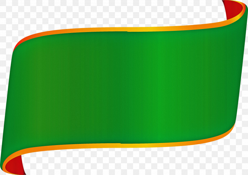 Ribbon S Ribbon, PNG, 2963x2093px, Ribbon, Green, Rectangle, S Ribbon Download Free