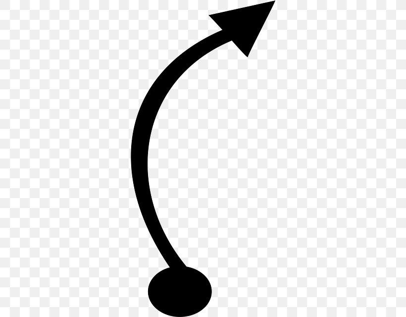 Arrow Curve Symbol, PNG, 640x640px, Curve, Black, Black And White, Cdr, Curved Space Download Free