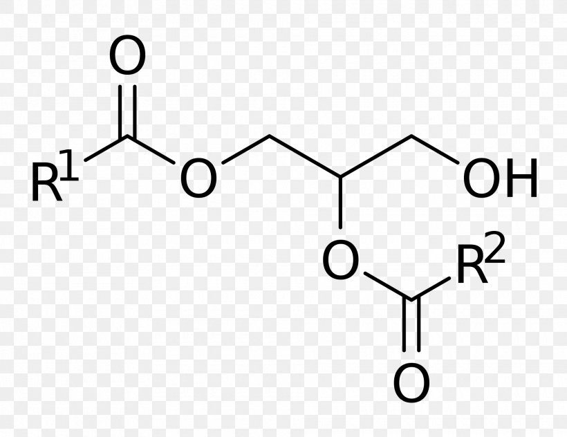 Diglyceride Chemical Compound Fatty Acid Solvent In Chemical Reactions, PNG, 1920x1480px, Diglyceride, Acetic Acid, Acid, Area, Black And White Download Free