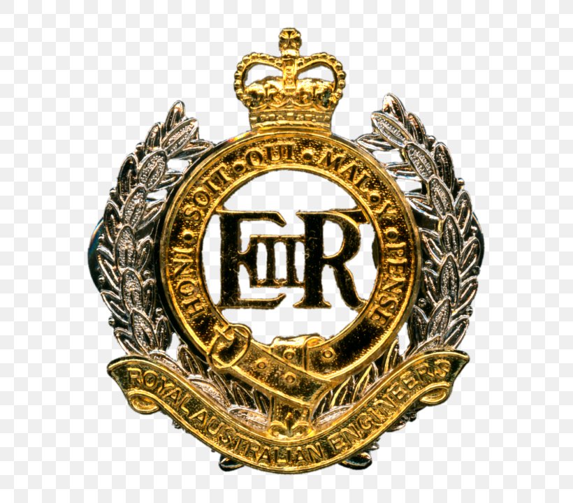 Royal Engineers A.F.C. Cap Badge Honi Soit Qui Mal Y Pense Royal Australian Engineers, PNG, 720x720px, Royal Engineers Afc, Army Officer, Badge, Brand, Brass Download Free