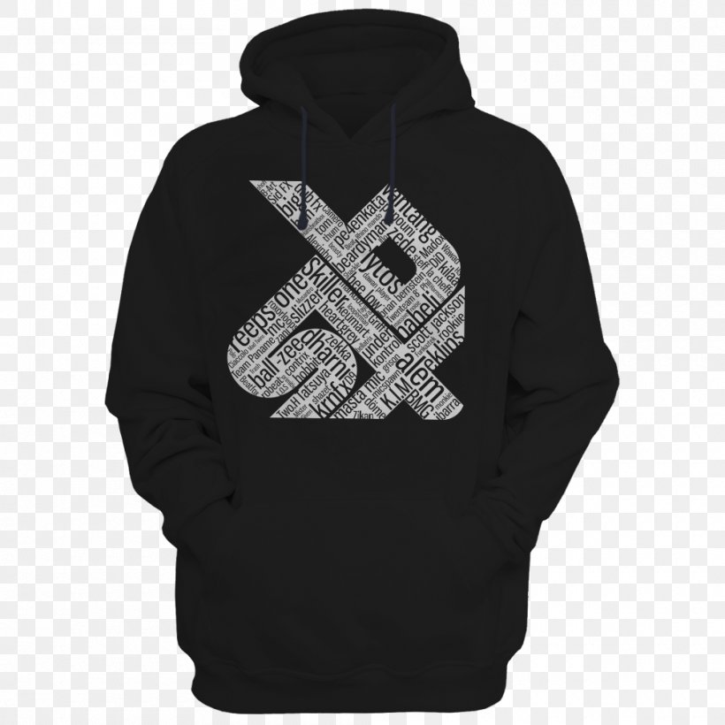 T-shirt Hoodie Clothing Zipper, PNG, 1000x1000px, Tshirt, Black, Bluza, Brand, Clothing Download Free