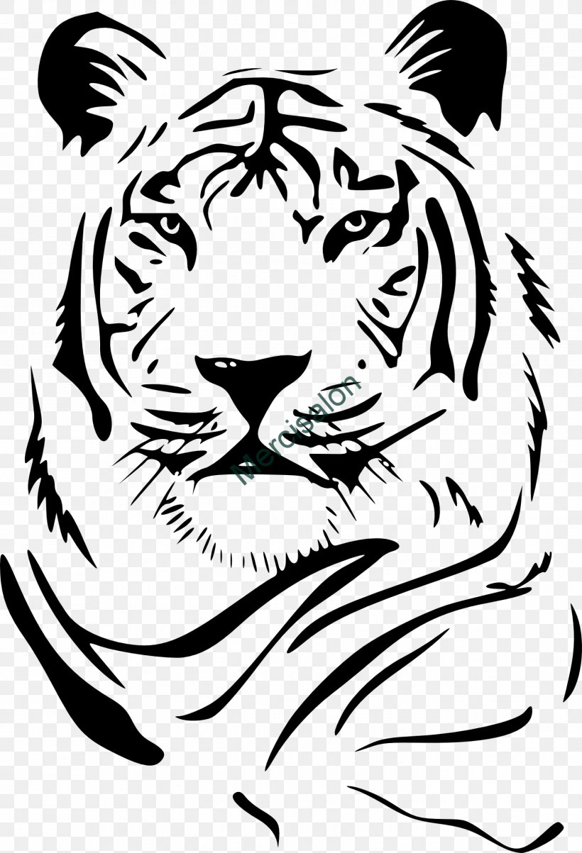 Tiger Stencil Wall Decal Clip Art, PNG, 1448x2126px, Watercolor, Cartoon, Flower, Frame, Heart Download Free
