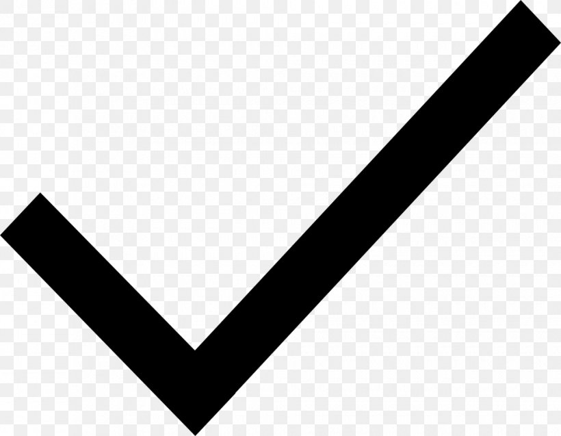 Check Mark Checkbox Clip Art, PNG, 980x762px, Check Mark, At Sign, Black, Black And White, Brand Download Free