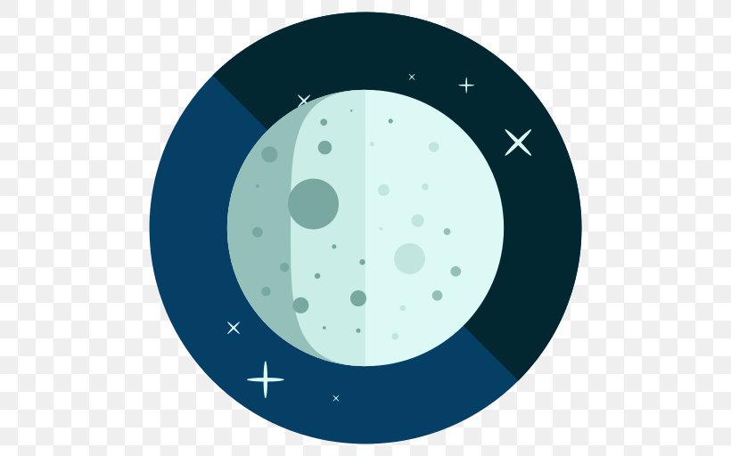 Lunar Phase Moon Crescent, PNG, 512x512px, Lunar Phase, Aqua, Blue, Crescent, Full Moon Download Free