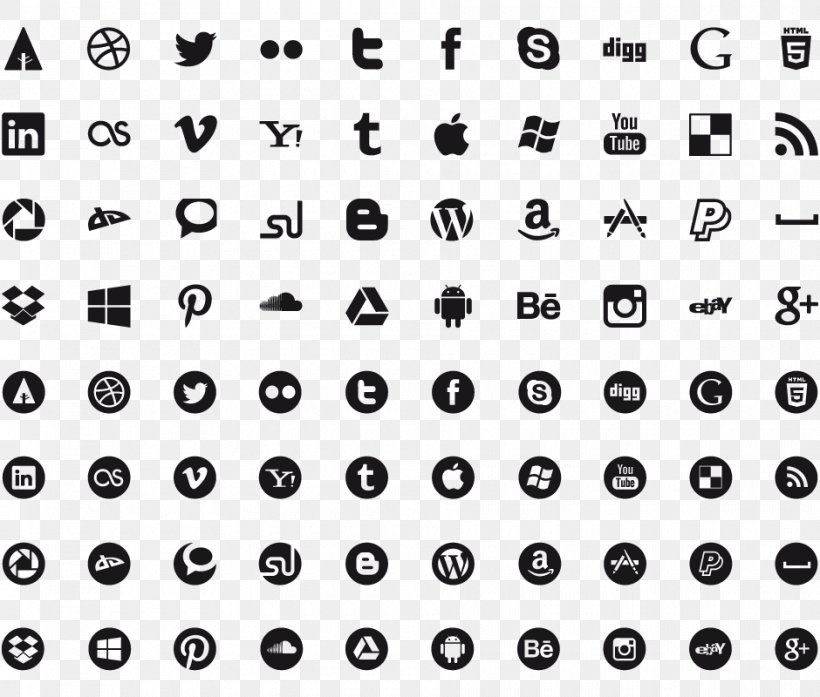 Social Media Blog, PNG, 940x800px, Social Media, Black And White, Blog, Dribbble, Illustrator Download Free