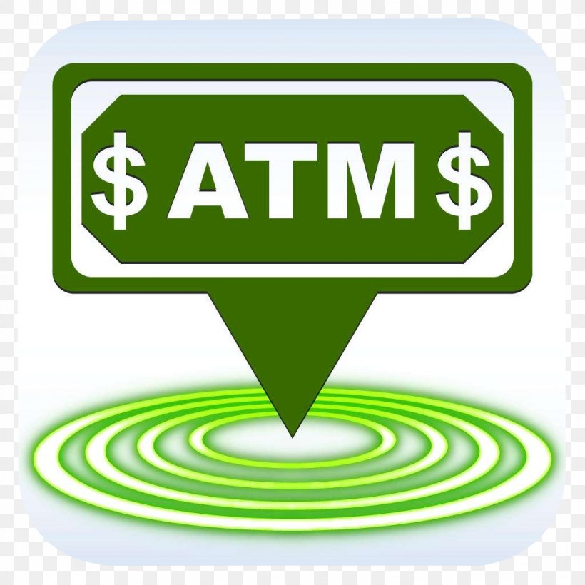 Automated Teller Machine Logo Icon, PNG, 1024x1024px, Automated Teller Machine, Application Software, Area, Brand, Cash Download Free