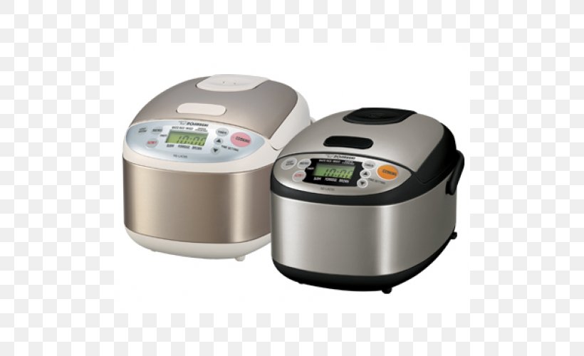 Rice Cookers Zojirushi NS-LAC05XT Micom 3-Cup Rice Cooker And Warmer (Black And Stainless Steel) Pressure Cooking Zojirushi Micom Rice Cooker & Warmer, PNG, 500x500px, Rice Cookers, Cooker, Cooking, Cup, Home Appliance Download Free