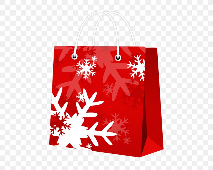 Snowflake Red Shopping Bags, PNG, 1280x1024px, Santa Claus, Bag, Brand, Christmas, Christmas And Holiday Season Download Free