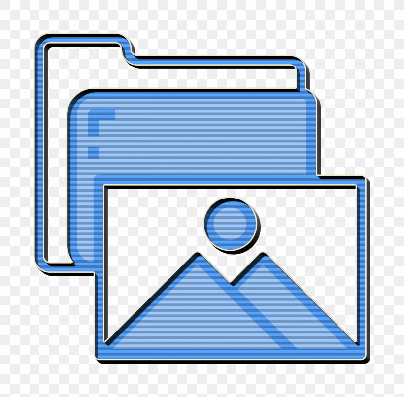 Folder And Document Icon Gallery Icon Files And Folders Icon, PNG, 1184x1164px, Folder And Document Icon, Electric Blue, Files And Folders Icon, Gallery Icon, Line Download Free