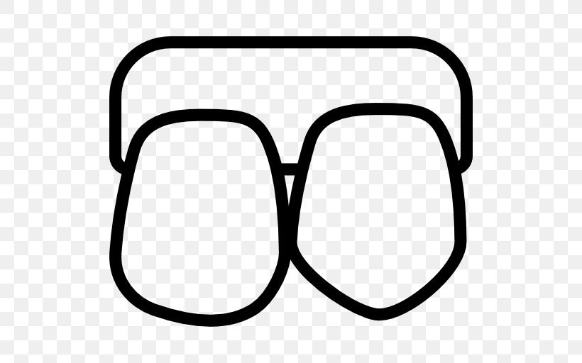 Glasses Goggles Clip Art, PNG, 512x512px, Glasses, Area, Black, Black And White, Black M Download Free