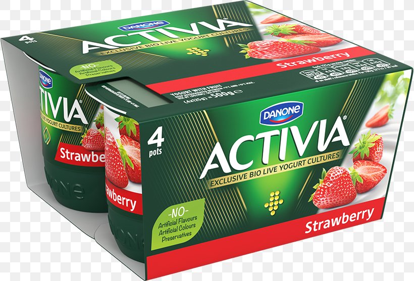 Strawberry Muesli Breakfast Cereal Activia Yoghurt, PNG, 818x557px, Strawberry, Activia, Bifidobacterium, Brand, Breakfast Cereal Download Free