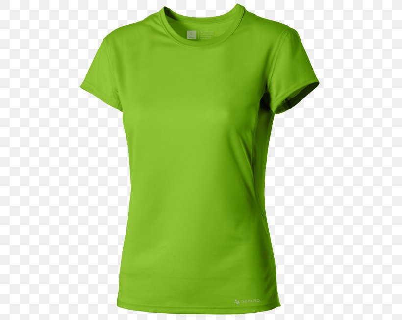 T-shirt Active Shirt Løbesportstøj Cheetah Sleeve, PNG, 513x653px, Tshirt, Active Shirt, Cheetah, Denmark, Green Download Free