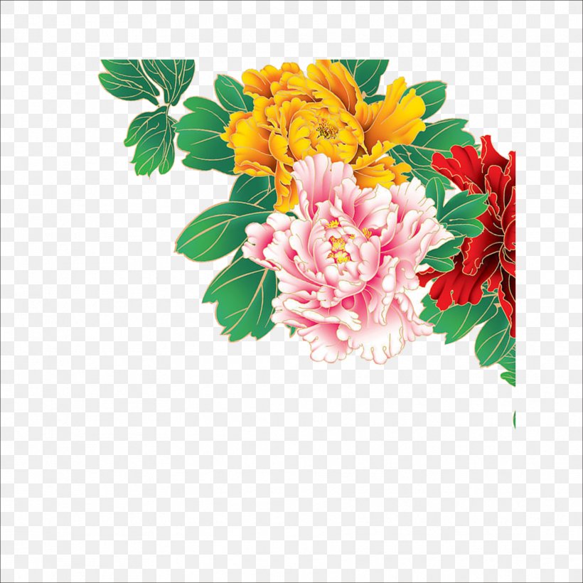 Floral Design Moutan Peony Flower, PNG, 1773x1773px, Floral Design, Artificial Flower, Cut Flowers, Dahlia, Designer Download Free