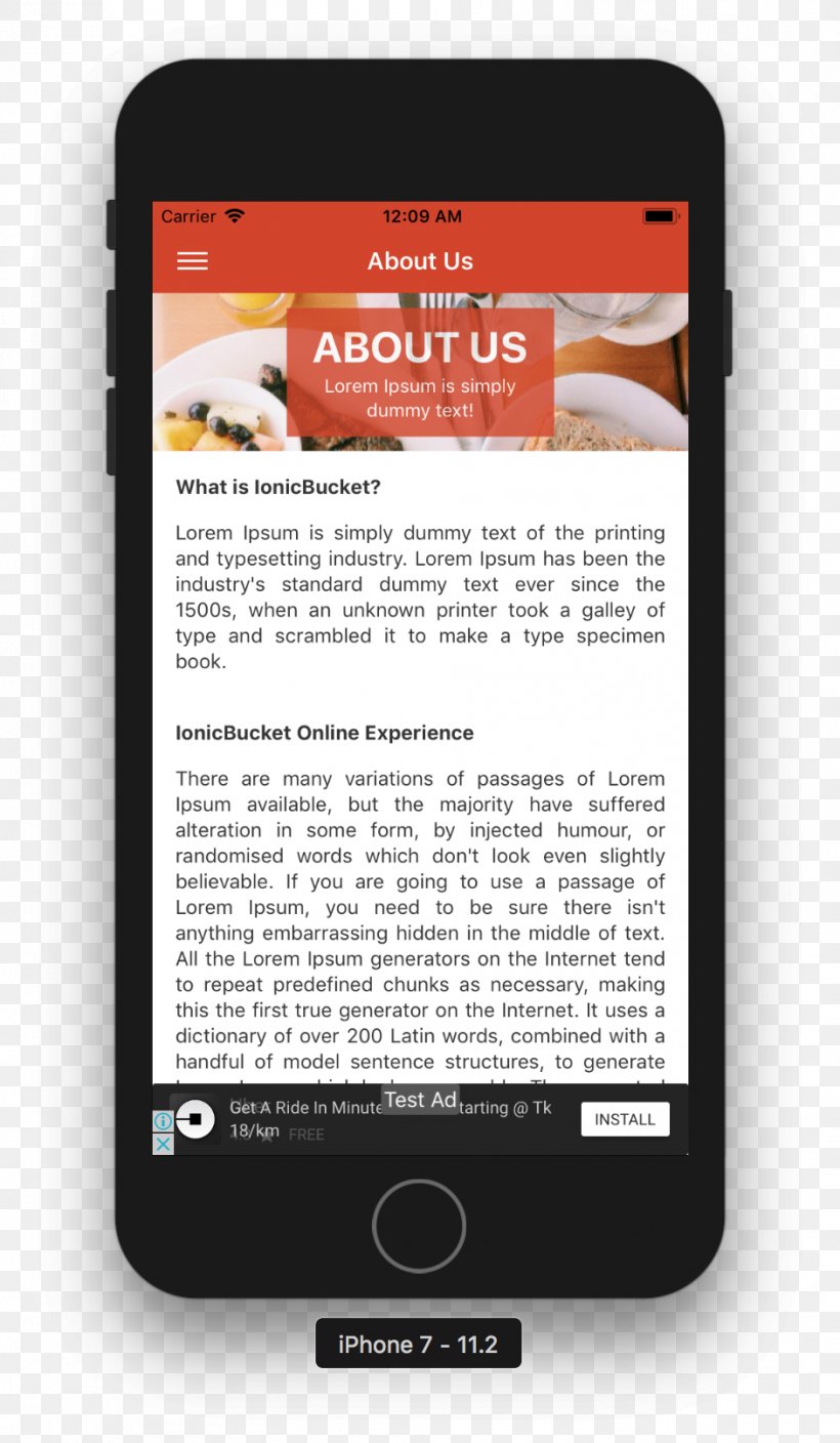 Food Restaurant Template Cafe, PNG, 942x1618px, Food, Cafe, Delivery, Gadget, Ionic Download Free