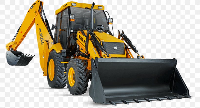 Heavy Machinery Bull Machines Pvt Ltd Bulldozer Backhoe Loader, PNG, 888x482px, Heavy Machinery, Agricultural Machinery, Automotive Tire, Automotive Wheel System, Backhoe Download Free