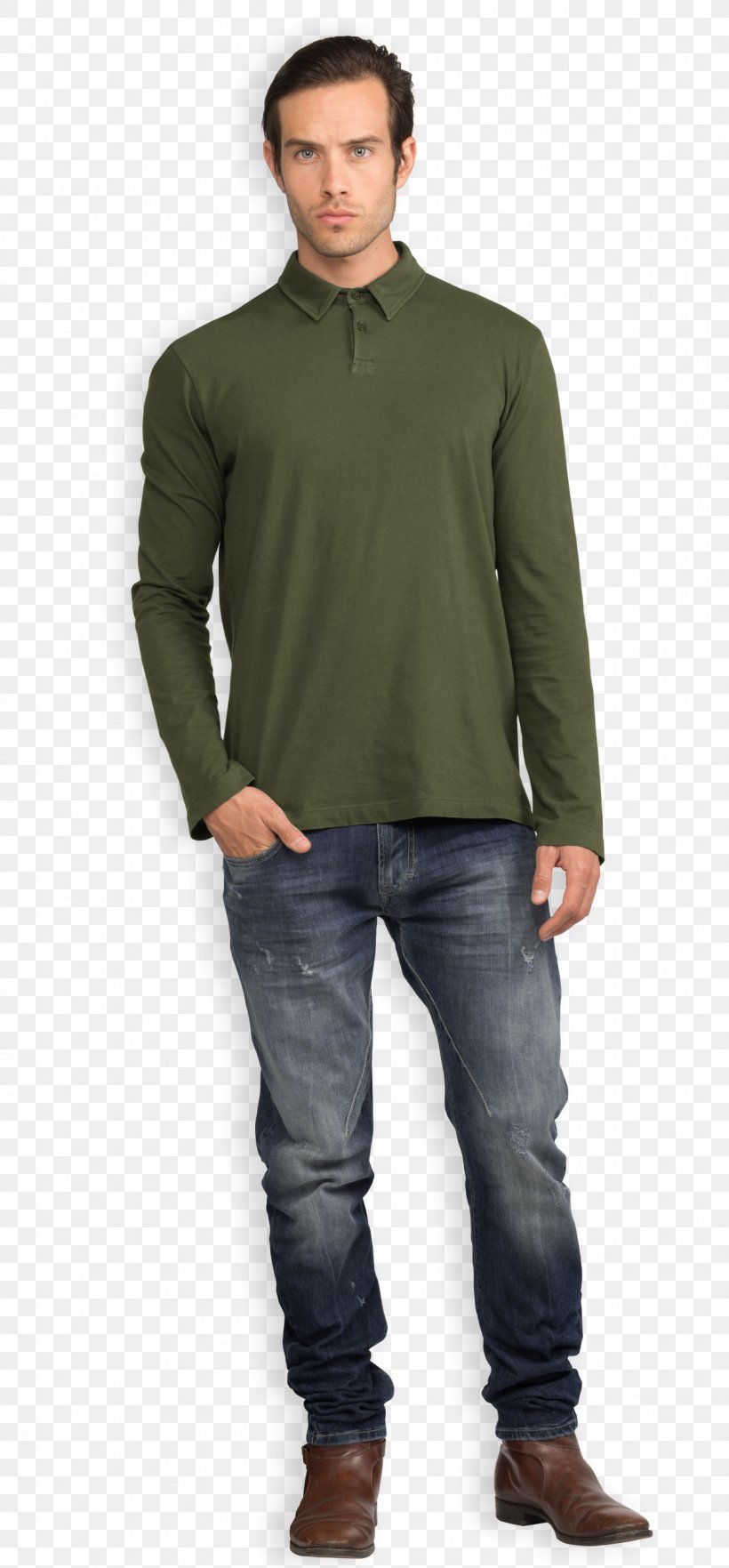 T-shirt Polo Shirt Jeans Sleeve, PNG, 1200x2580px, Tshirt, Button, Clothing, Jacket, Jeans Download Free