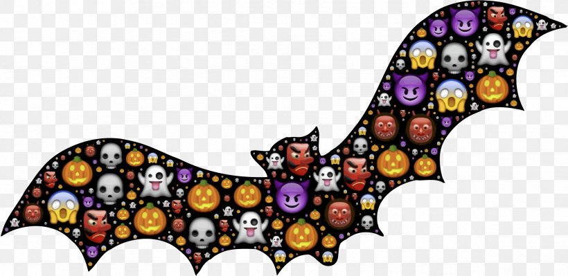 Vampire Bat Halloween Clip Art, PNG, 2373x1155px, Bat, Area, Art, Artwork, Fictional Character Download Free