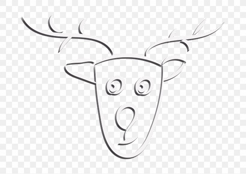 Christmas Icon Deer Icon Noel Icon, PNG, 1332x944px, Christmas Icon, Cartoon, Coloring Book, Deer Icon, Drawing Download Free