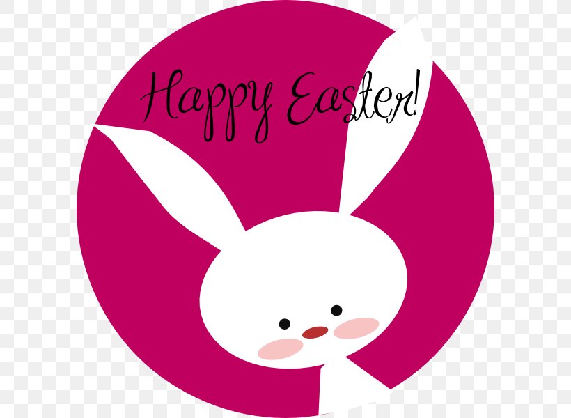 Easter Bunny Public Holiday Clip Art, PNG, 600x600px, Watercolor, Cartoon, Flower, Frame, Heart Download Free