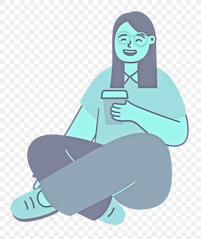 Sitting On Floor Sitting Woman, PNG, 2106x2500px, Sitting On Floor, Cartoon, Character, Girl, Hm Download Free
