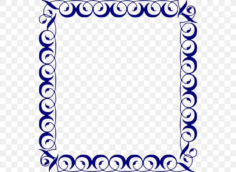 Decorative Borders Borders And Frames Graphic Frames Clip Art, PNG, 552x596px, Decorative Borders, Area, Art, Blue, Borders And Frames Download Free