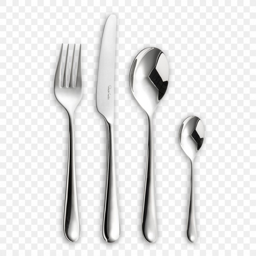 Fork Cutlery Robert Welch RW2 Spoon Robert Welch Designs, PNG, 1000x1000px, Fork, Black And White, Cutlery, Silver, Silversmith Download Free
