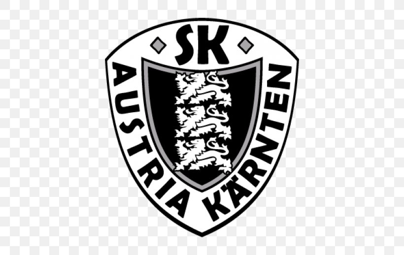 SK Austria Kärnten SK Austria Klagenfurt FC Kärnten Austrian Football Bundesliga, PNG, 518x518px, Klagenfurt, Austria, Austrian Football Bundesliga, Badge, Black And White Download Free