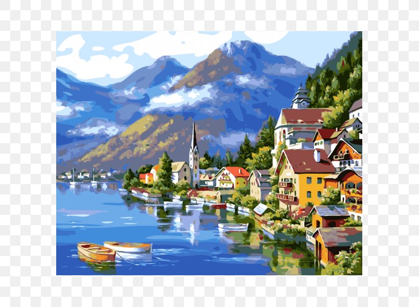 Watercolor Painting Paint By Number Oil Paint, PNG, 600x600px, Painting, Alois Arnegger, Alps, Art, Artist Download Free