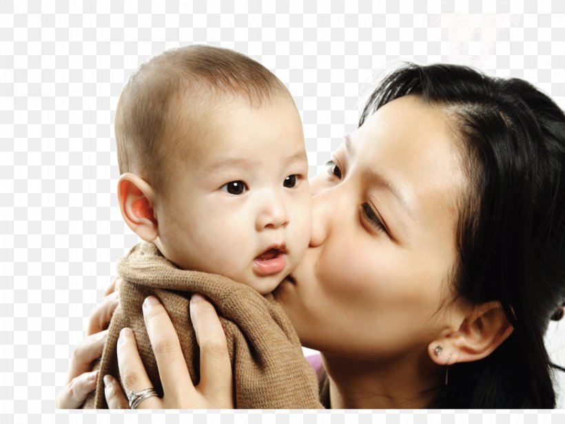 Mother Child Infant Stock Photography Kiss, PNG, 1365x1025px, Watercolor, Cartoon, Flower, Frame, Heart Download Free