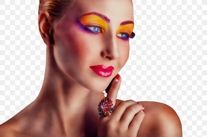 Face Lip Beauty Skin Eyebrow, PNG, 2448x1632px, Watercolor, Beauty, Closeup, Eyebrow, Eyelash Download Free