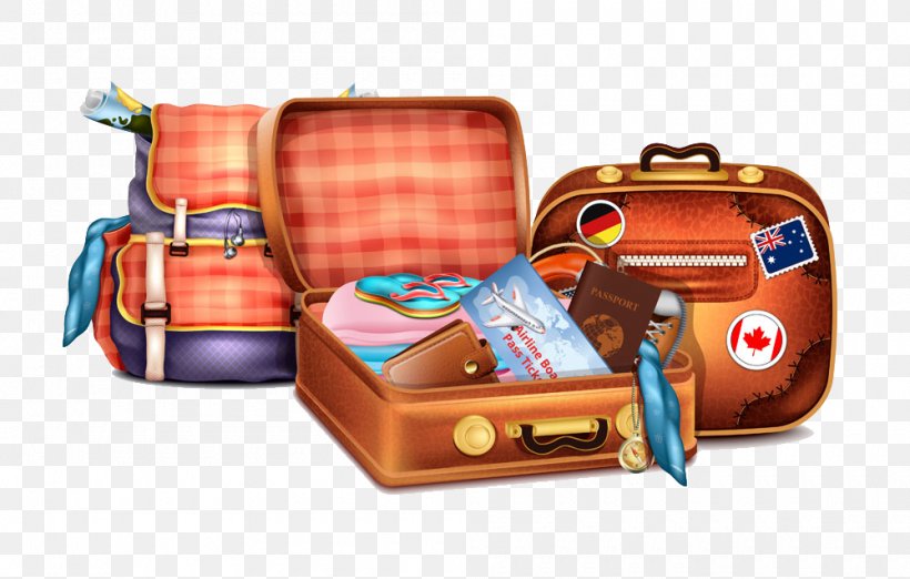 Suitcase Illustration, PNG, 1000x637px, Baggage, Backpack, Bag, Boarding, Duffel Bags Download Free