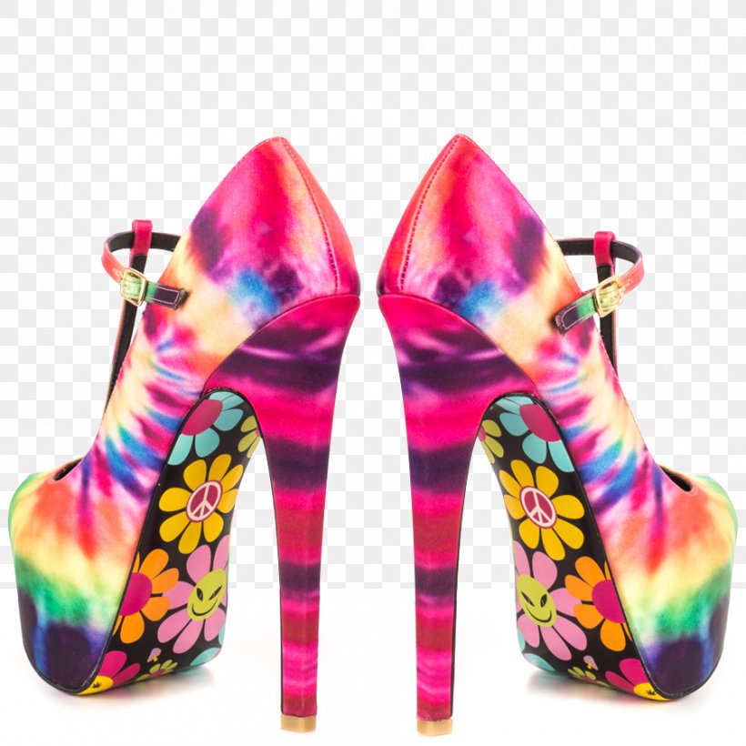 T-shirt High-heeled Shoe Stiletto Heel Tie-dye, PNG, 900x900px, Tshirt, Aretozapata, Color, Court Shoe, Dye Download Free