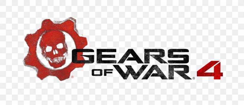 Gears Of War 4 Xbox One Video Games Logo, PNG, 1000x433px, Gears Of War 4, Brand, Game, Gears Of War, Logo Download Free