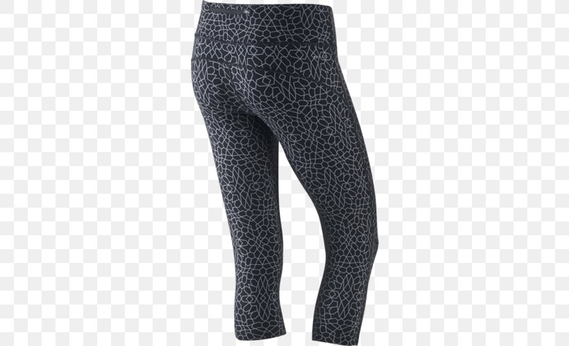 Leggings Dry Fit Capri Pants Nike Tights, PNG, 500x500px, Watercolor, Cartoon, Flower, Frame, Heart Download Free